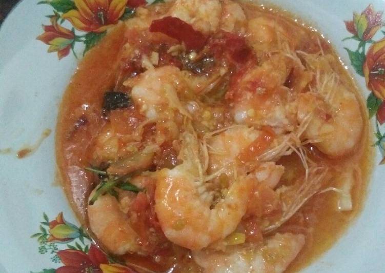 Tumis Udang Pedas Manis