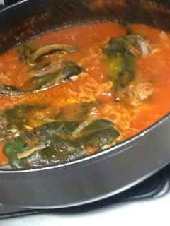 Una foto de Chiles rellenos a la Mexicana