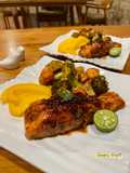 Honey Glazed Salmon - Salmon bakar saus madu