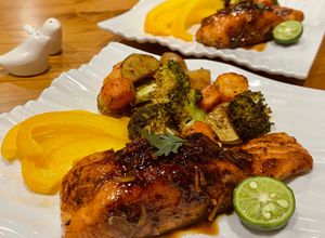 Foto resep Honey Glazed Salmon - Salmon bakar saus madu