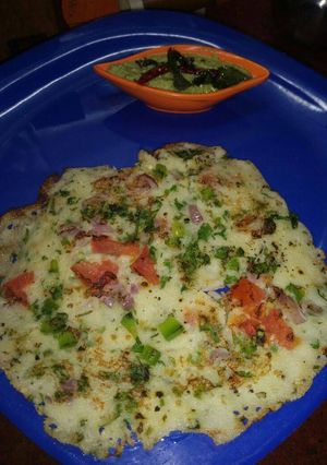 A picture of Healthy rava uttapam.