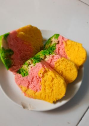 Foto resep Bolu warna warni