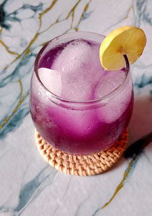 Foto resep Iced Butterfly Pea Flower Tea