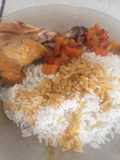 Muslos de pollo sudados