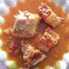 Fish stew A picture of Fish stew.