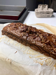 Una foto de Plátano y chocolate postre