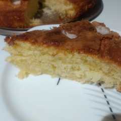 Una foto de Bizcocho con manzana