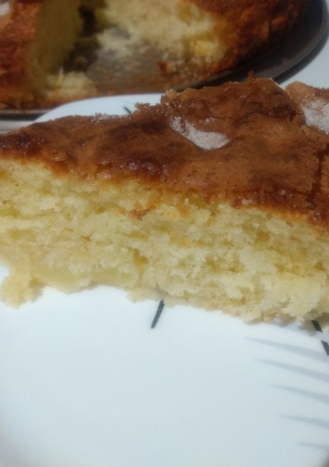 Una foto de Bizcocho con manzana