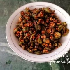 A picture of Deep Fried Kurkuri Bhindi.