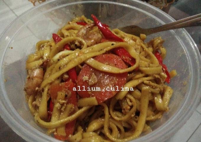 Resep Mie Goreng Sapi Lada Hitam recook Dianayupuspitasari oleh