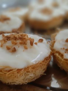 صورة لوصفة طريقة الكنافة بالقشطة😋😋😋