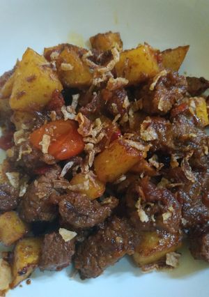 Foto resep Sambel goreng daging kentang