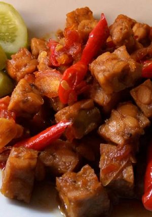 Foto resep Orek tempe pedas manis