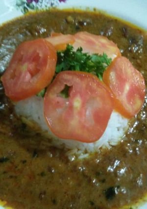 A picture of Rajma Chawal.