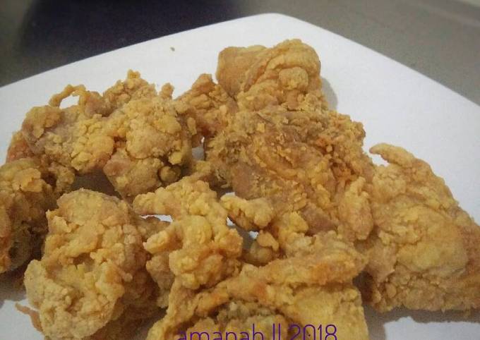 Ayam goreng enak krispy