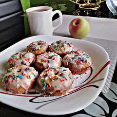 A picture of Baked Carrot cake donuts#allstarscontest.