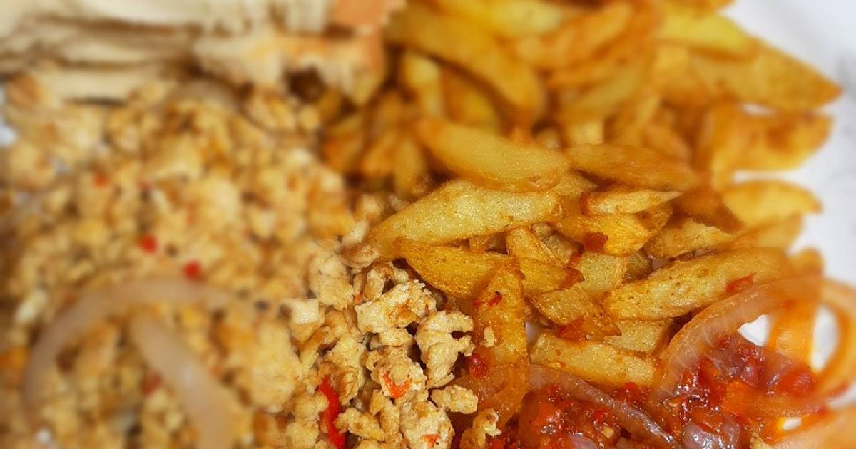 Fried Irish potato Recipe by maryam maikano Cookpad