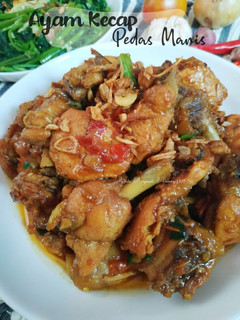 Foto resep Ayam Kecap Pedas Manis (Simple Serba Iris)