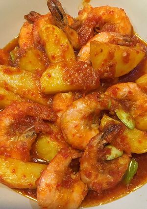 Foto resep Udang & Kentang Balado