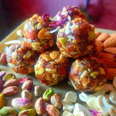 Dates and Dry Fruits Laddu A picture of Dates and Dry Fruits Laddu.