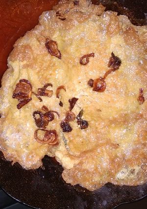 Foto resep Telur dadar bawang goreng