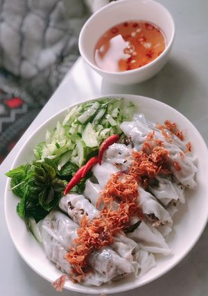 Hình của món Bánh cuốn nóng.
