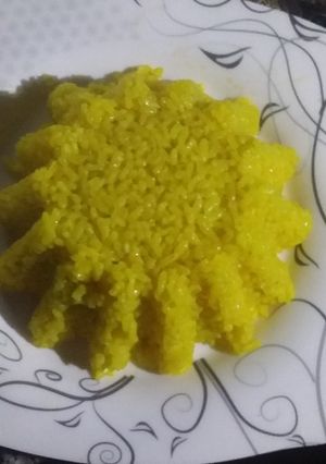 صورة لوصفة ارز بالكركم