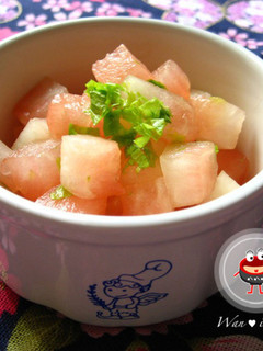 ♡宛の涼夏好”食“光 ✿ 涼拌西瓜皮丁 的食譜成品照片
