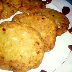 A picture of Potato 🍠chapli kabab.