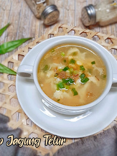 Foto resep Sup Jagung Telur