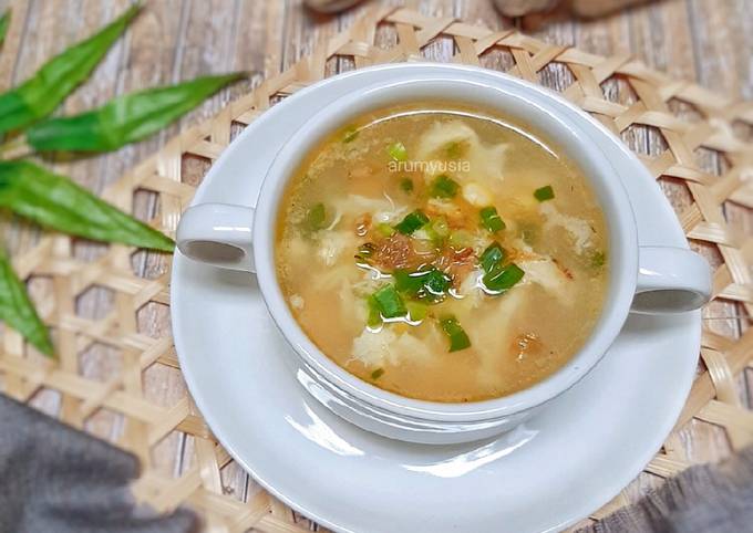 How to Prepare Perfect Sup Jagung Telur