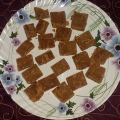 A picture of Daal ki barfi.