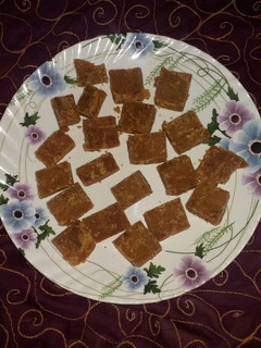A picture of Daal ki barfi.