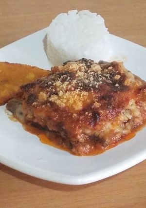 Una foto de Pasticho de Berenjena