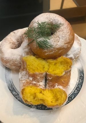Foto resep Donat Empuk Labu Orange