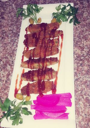صورة لوصفة أصابع بطاطا بانيه