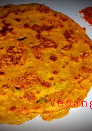 A picture of Besan Oats Chilla.