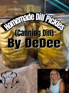 A picture of Canning Homemade Dill Pickles.