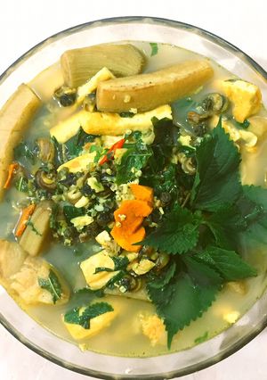 Hình của món Ốc chuối đậu.