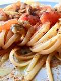 Linguine alle Vongole e Bottarga di Tonno