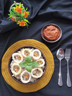 Foto resep Nasi Goreng Sotong