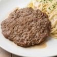 Bisteces de carne molida y papa