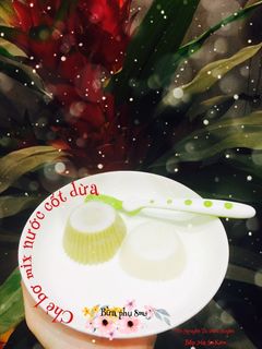 Hình của món Chè bơ mix cốt dừa.