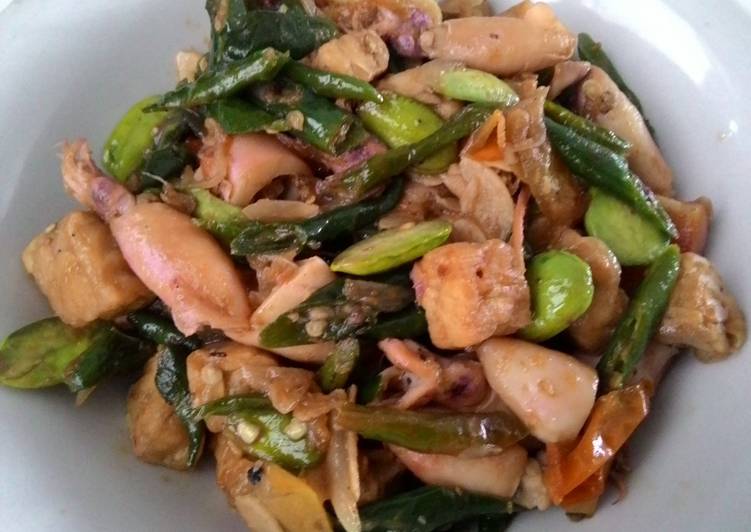 Resep Cumi asin cabe ijo n pete, Sempurna