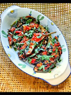 Foto resep Terong Penyet Sambal Kemangi