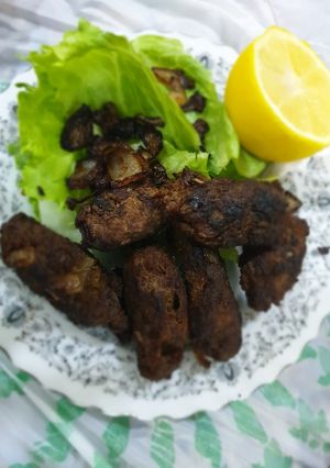 صورة لوصفة كباب مقلي