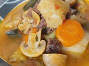 A picture of beef vegetable stew
