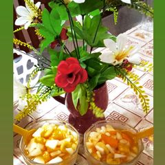 A picture of Juicy fruit Chaat.