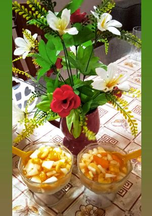 A picture of Juicy fruit Chaat.