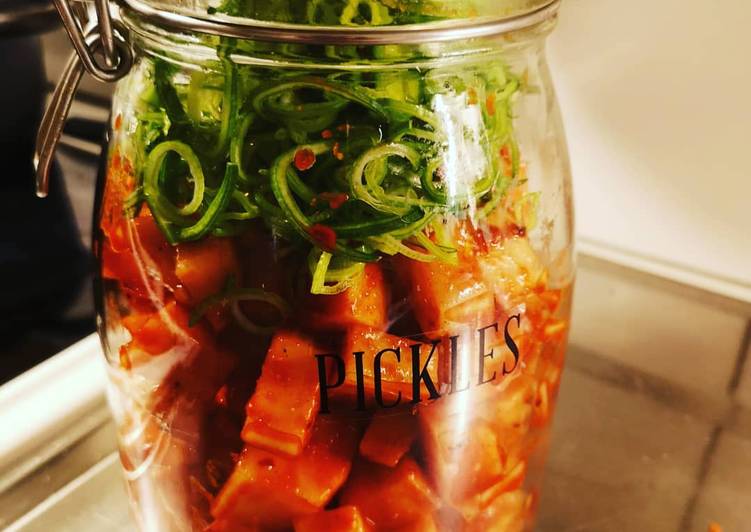 Recipe of Speedy Daikon kimchi